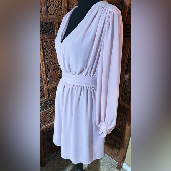 H&M Soft Lilac Long-Sleeve Dress - Picture 5 of 5